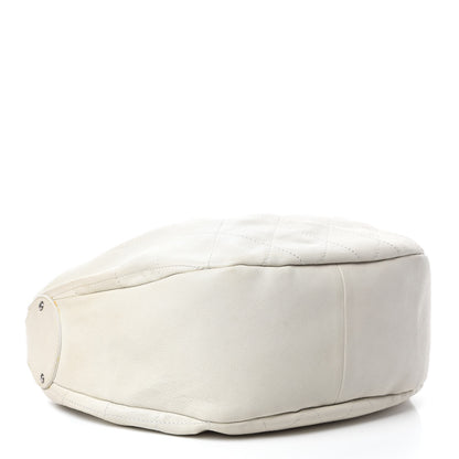 Chanel Caviar Large Outdoor Ligne Hobo White 4 of 12