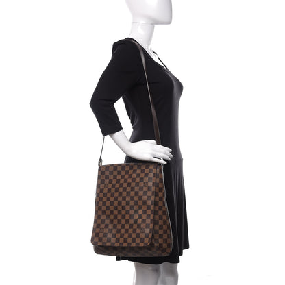 Louis Vuitton Damier Ebene Musette GM 2 of 12