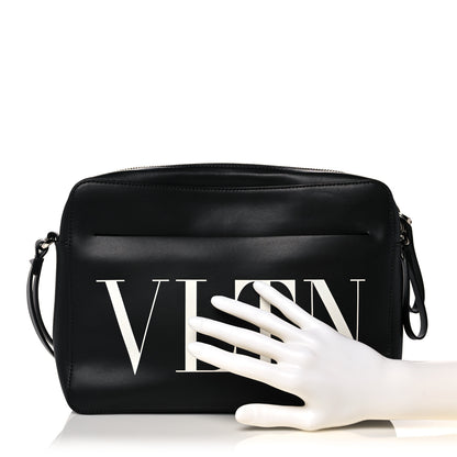 Valentino Garavani Calfskin VLTN Zip Pouch Black 2 of 11