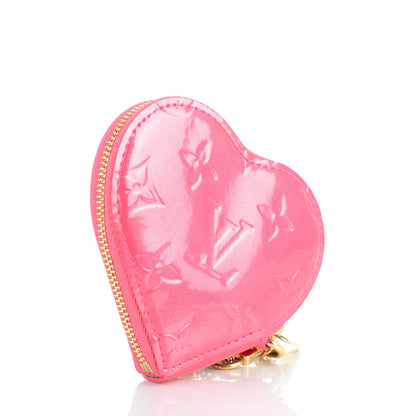 Louis Vuitton Vernis Heart Coin Purse Framboise 3 of 7
