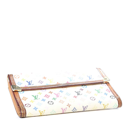 Louis Vuitton Monogram Multicolor Porte Tresor International Wallet White 3 of 6