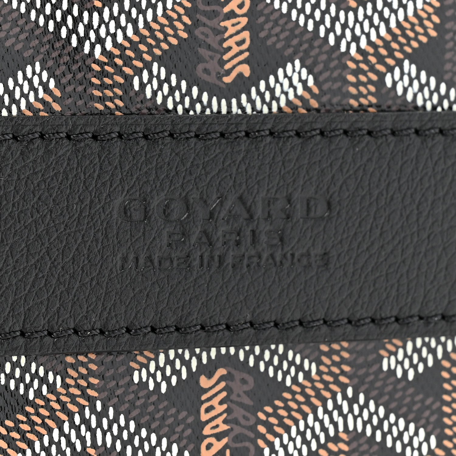 Goyard Goyardine Barrel 40 Sports Bag Black 7 of 10