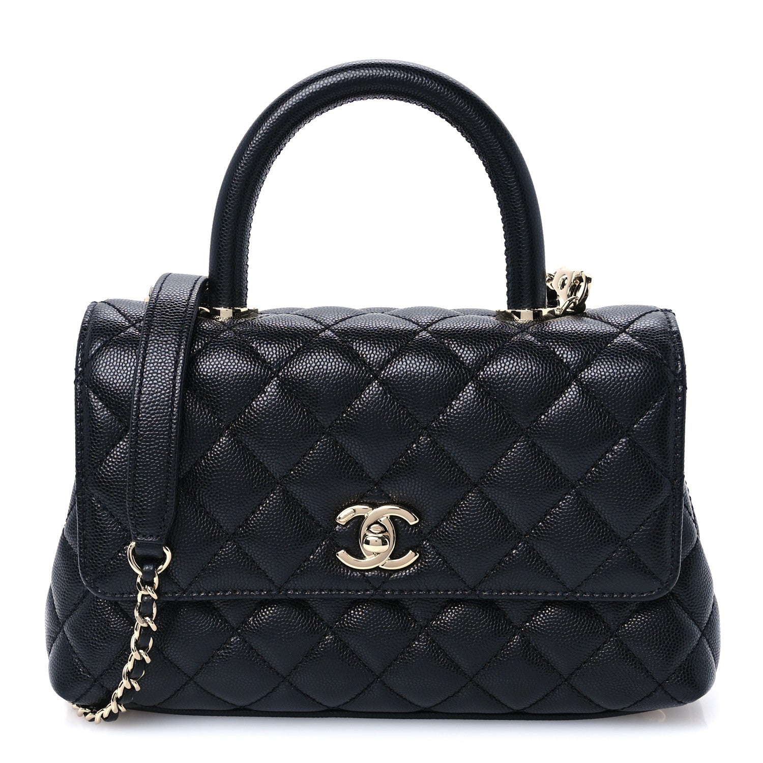 Chanel Caviar Quilted Mini Coco Handle Flap Black 1 of 11