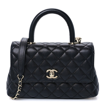 Chanel Caviar Quilted Mini Coco Handle Flap Black 1 of 11