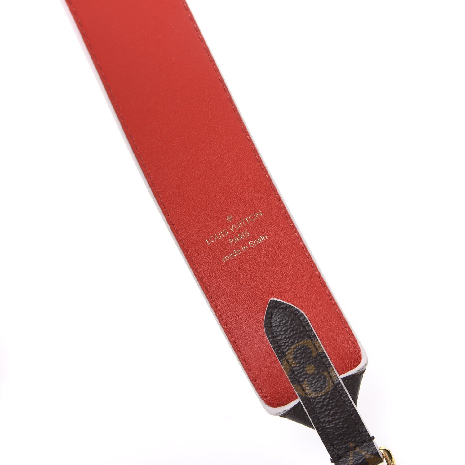 Louis Vuitton Monogram Bandouliere Shoulder Strap Red 3 of 5