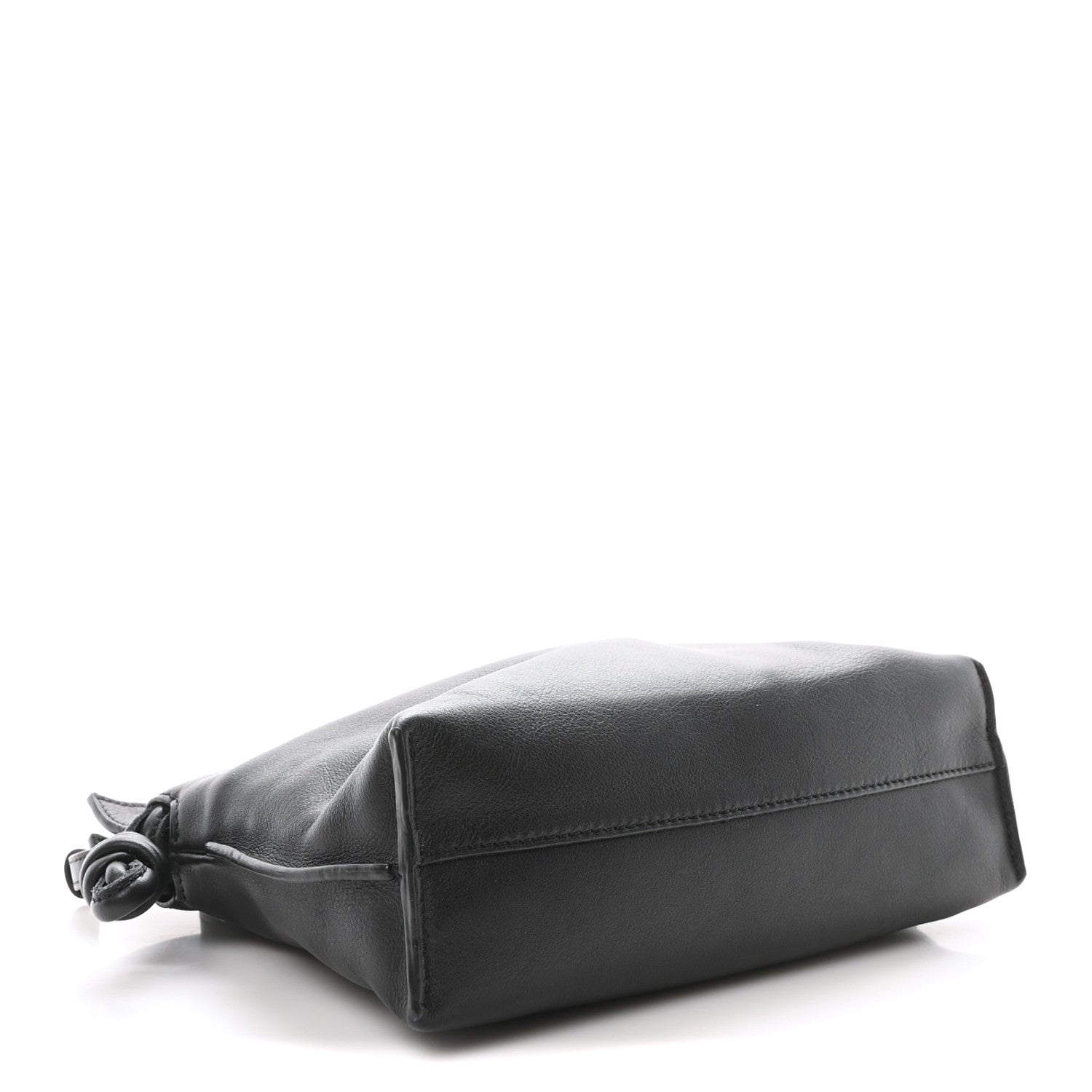 Loewe Calfskin Mini Flamenco Knot Clutch Black 4 of 10