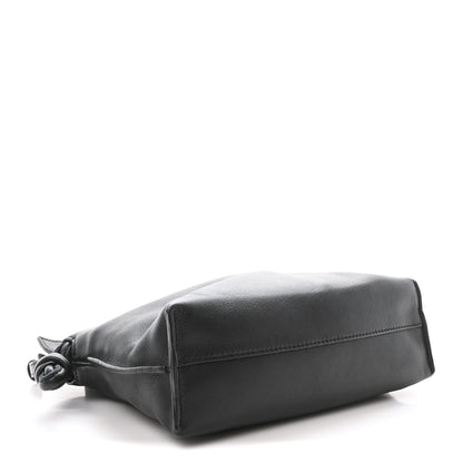 Loewe Calfskin Mini Flamenco Knot Clutch Black 4 of 10