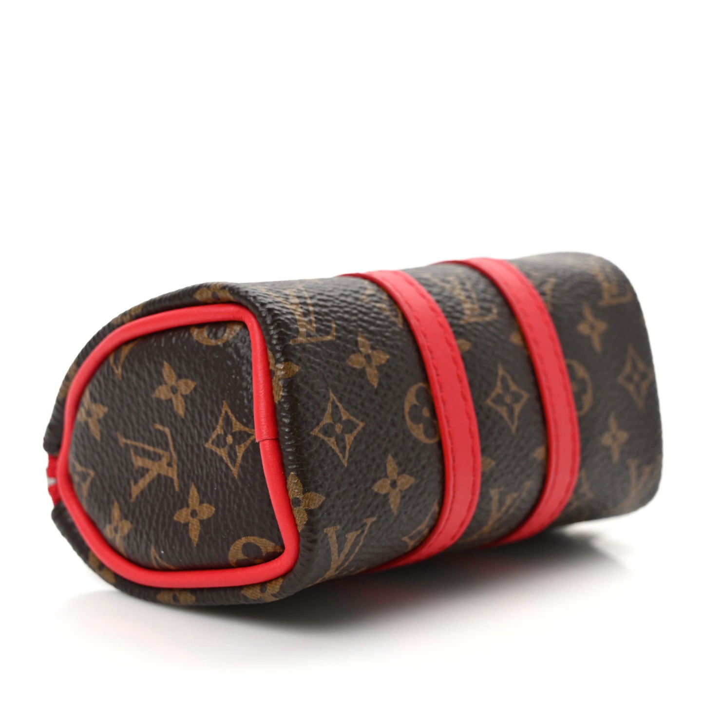 Monogram LV Colormania Mini Keepall Pouch Bag Charm Red