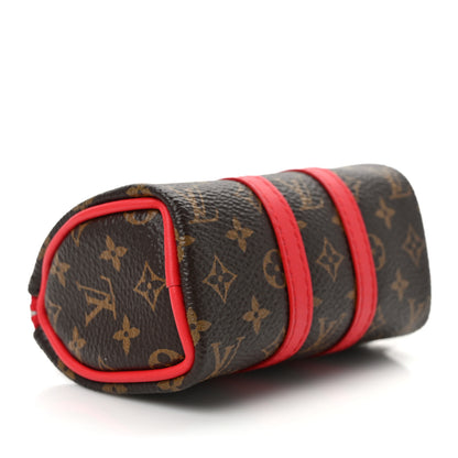 Louis Vuitton Monogram LV Colormania Mini Keepall Pouch Bag Charm Red 4 of 6