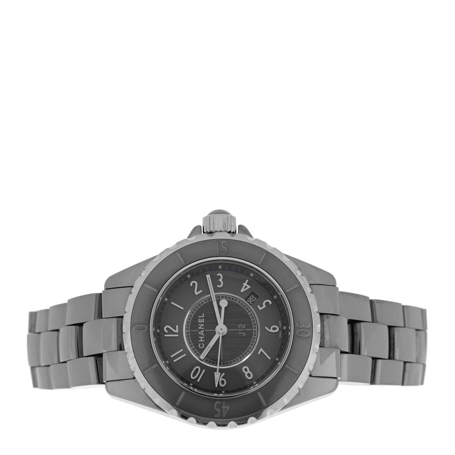 Chanel Titanium Ceramic 33mm J12 Chromatic Quartz Watch 2 of 4