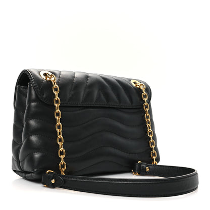Louis Vuitton Calfskin LV New Wave Chain Bag Black 2 of 12