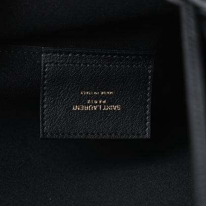 Saint Laurent Calfskin Large Shopping Tote Black 7 of 11