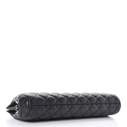 Chanel Lambskin Quilted Clutch Black 4 of 11
