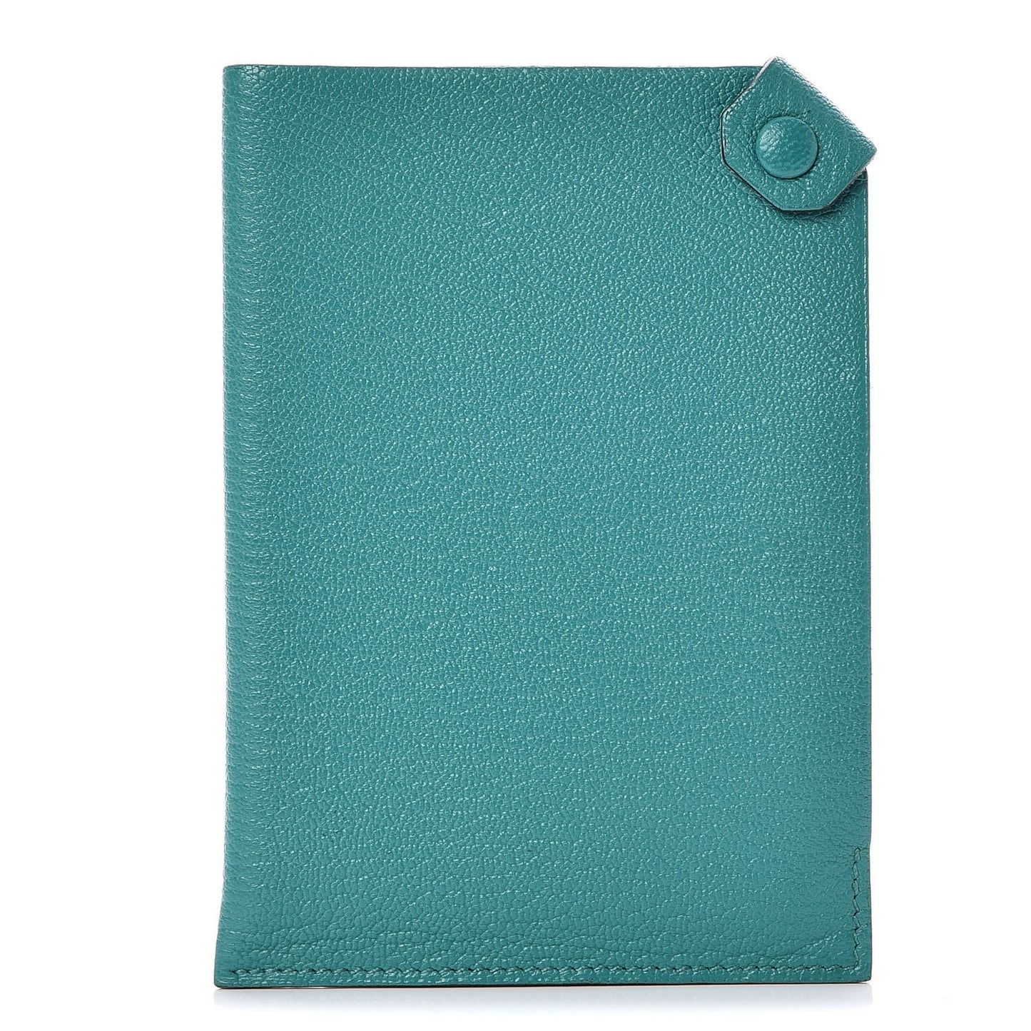 Chevre Mysore Tarmac PM Passport Holder Bleu Paon