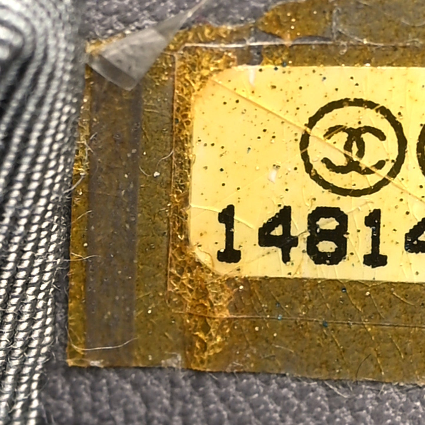 Nylon Quilted Medium Tweed on Stitch Bubble Flap Grey