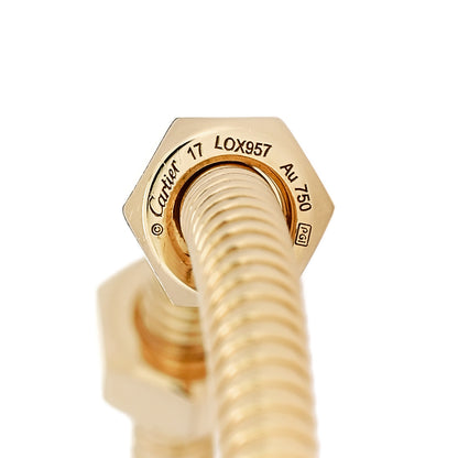 Cartier 18K Yellow Gold Ecrou de Cartier Bracelet 17 3 of 4