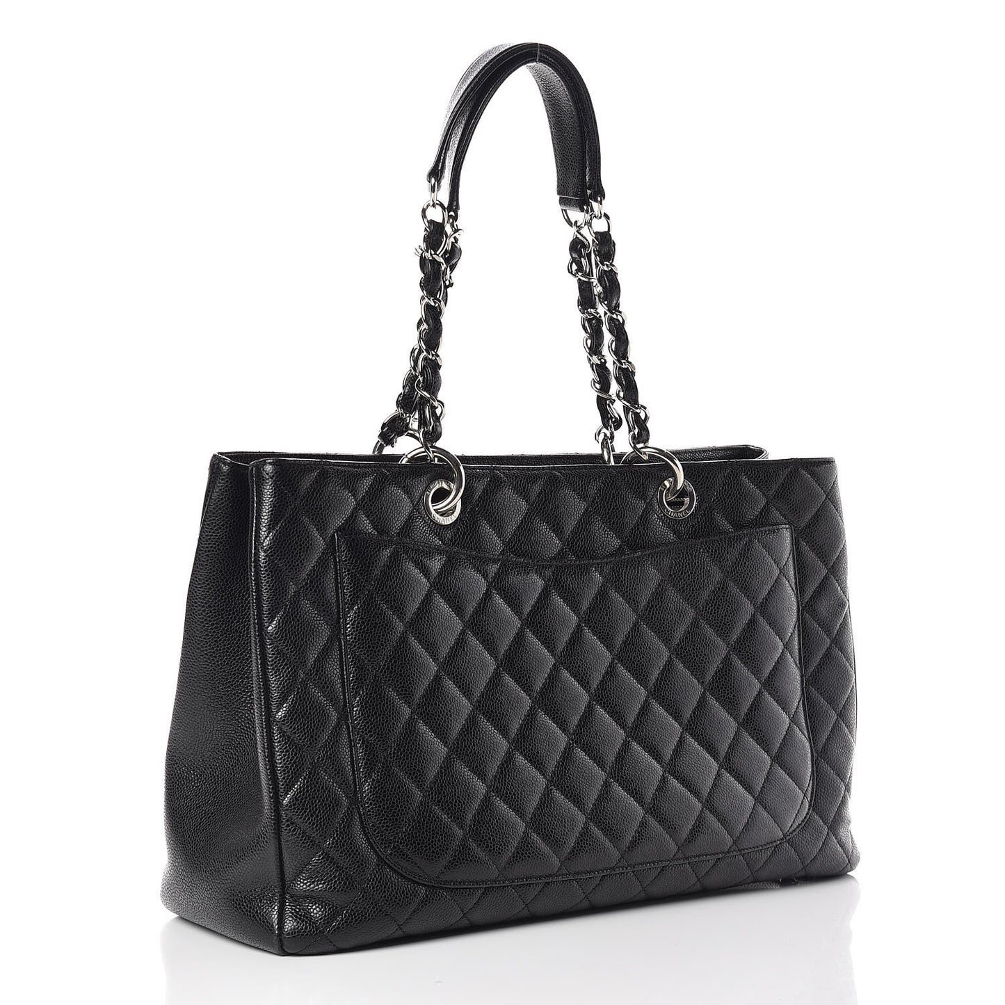 Caviar Quilted XL Grand Shopping Tote GST Black