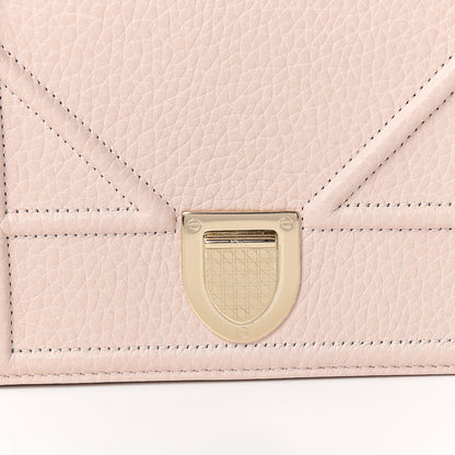 Christian Dior Grained Calfskin Diorama Wallet on Chain Pouch Nude 10 of 10