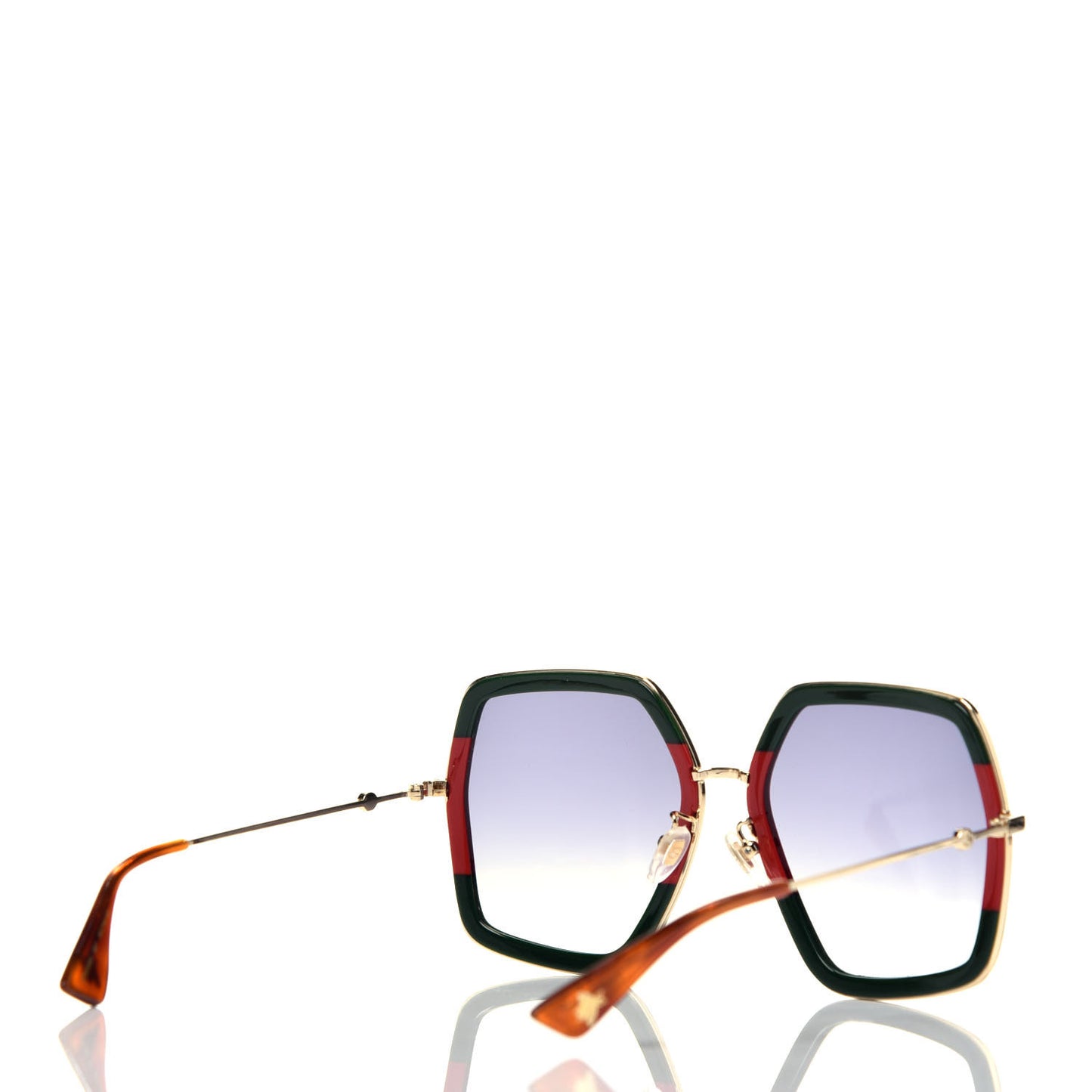 Square Frame Web GG0106S Sunglasses Tortoise