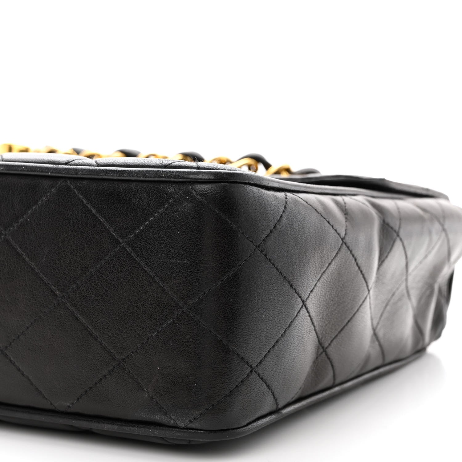 Chanel Lambskin Quilted XL Jumbo Single Flap Black 11 of 16