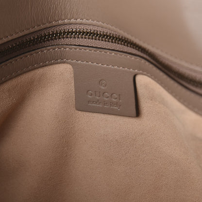 Gucci Calfskin Matelasse Medium GG Marmont Shoulder Bag Porcelain Rose 7 of 9