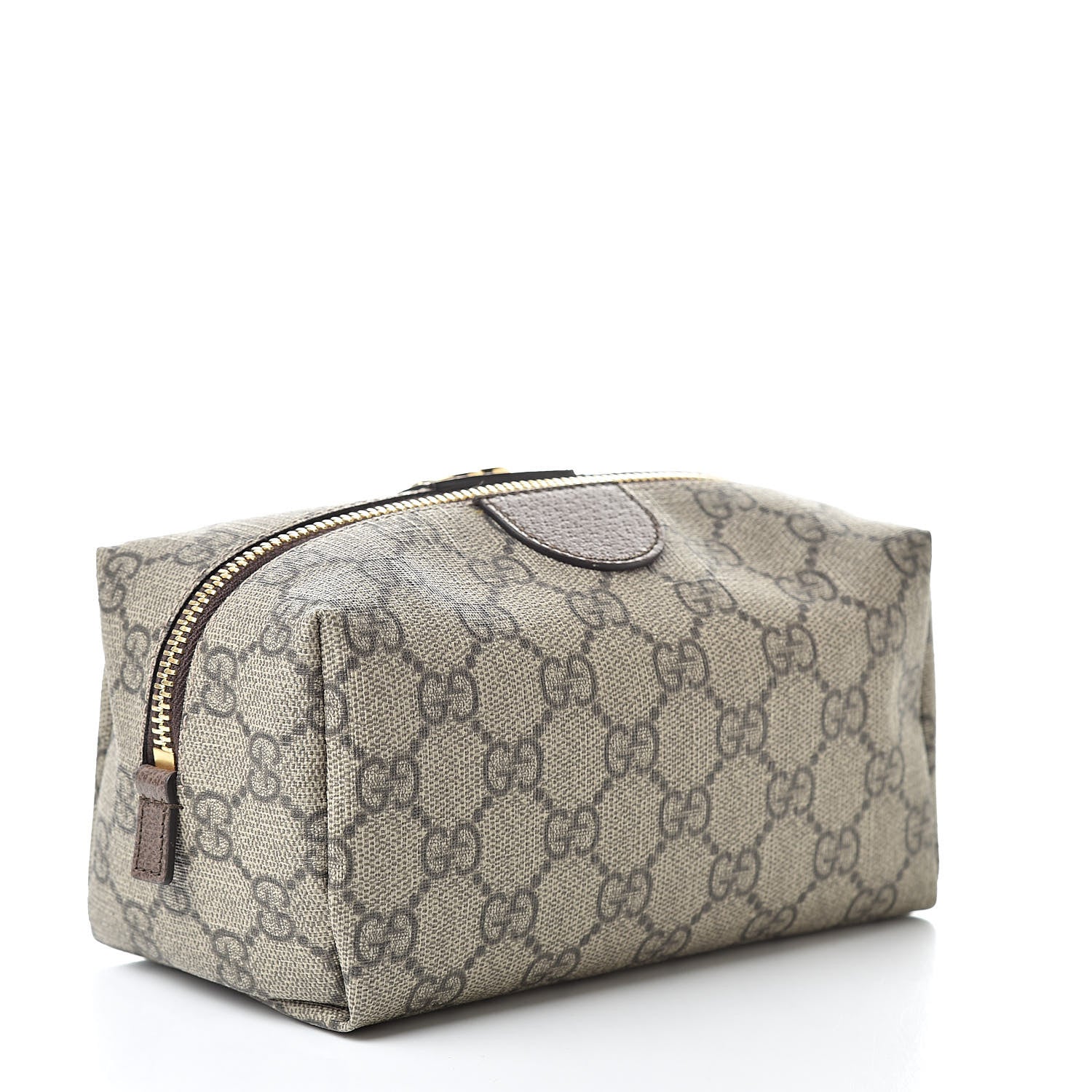 Gucci Soft GG Supreme Monogram Calfskin Medium Ophidia Cosmetic Case Beige Ebony New Acero 3 of 7
