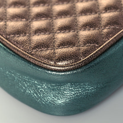 Gucci Laminated Nappa Trapuntata Mini Zumi Dome Shoulder Bag Rosa Lago Rame 11 of 14