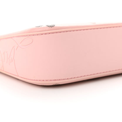 Christian Louboutin Calfskin Loubinthesky Perforated Shoulder Bag Pink 7 of 11