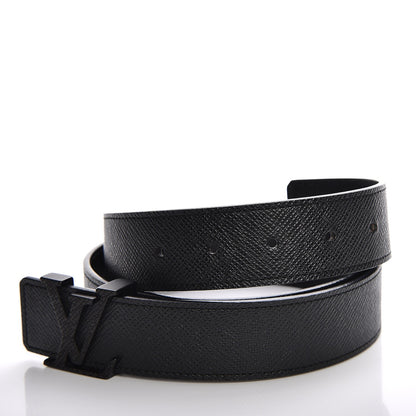 Louis Vuitton Taiga 35mm LV Initiales Belt 95 38 Ardoise 6 of 7