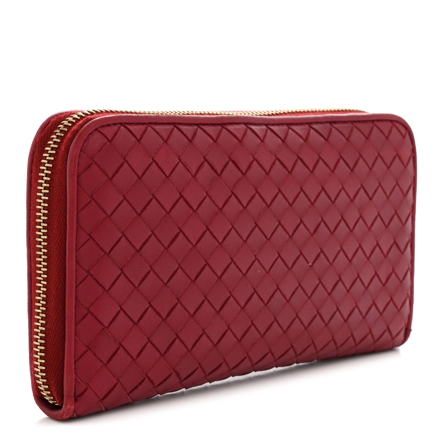 Bottega Veneta Nappa Intrecciato Zip Around Wallet Eclipse 3 of 10