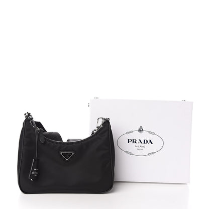 Prada Nylon Re-Edition 2005 Shoulder Bag Black 10 of 10