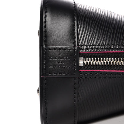 Louis Vuitton Epi Alma BB Black Hot Pink 7 of 8