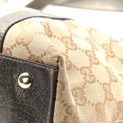 Gucci Monogram Medium Abbey Tote Metallic 12 of 13
