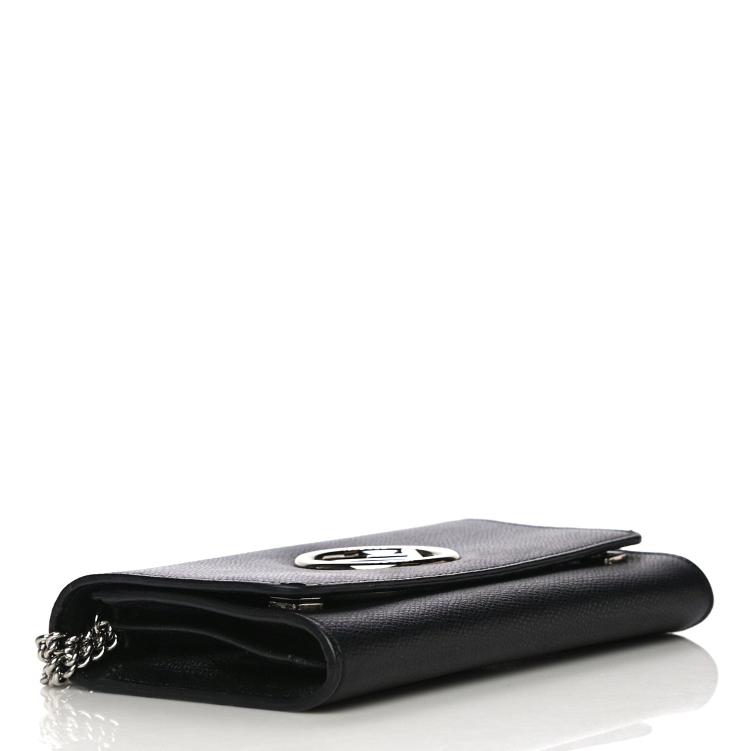 Fendi Vitello Cruise F is Fendi Wallet on Chain Black 4 of 17