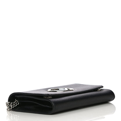 Fendi Vitello Cruise F is Fendi Wallet on Chain Black 4 of 17