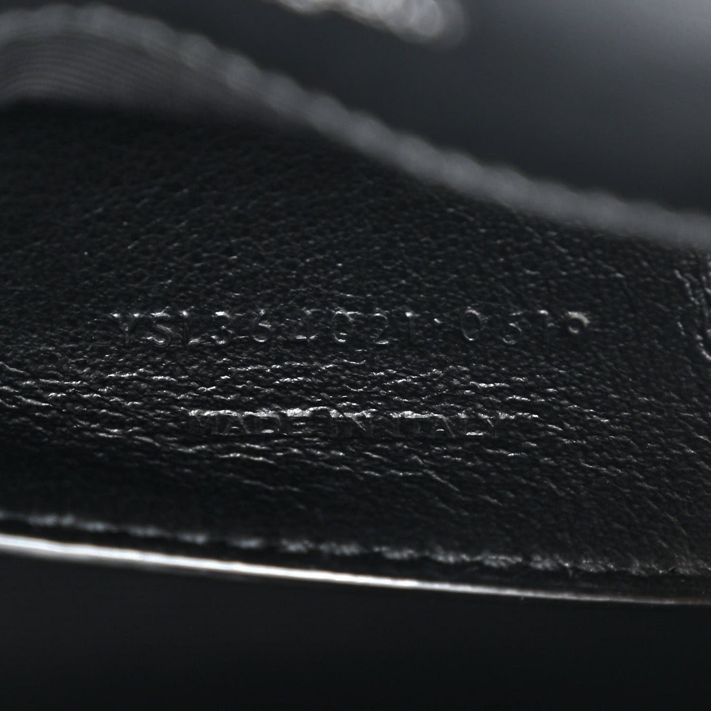 Calfskin Star Print Medium Monogram Kate Satchel Black