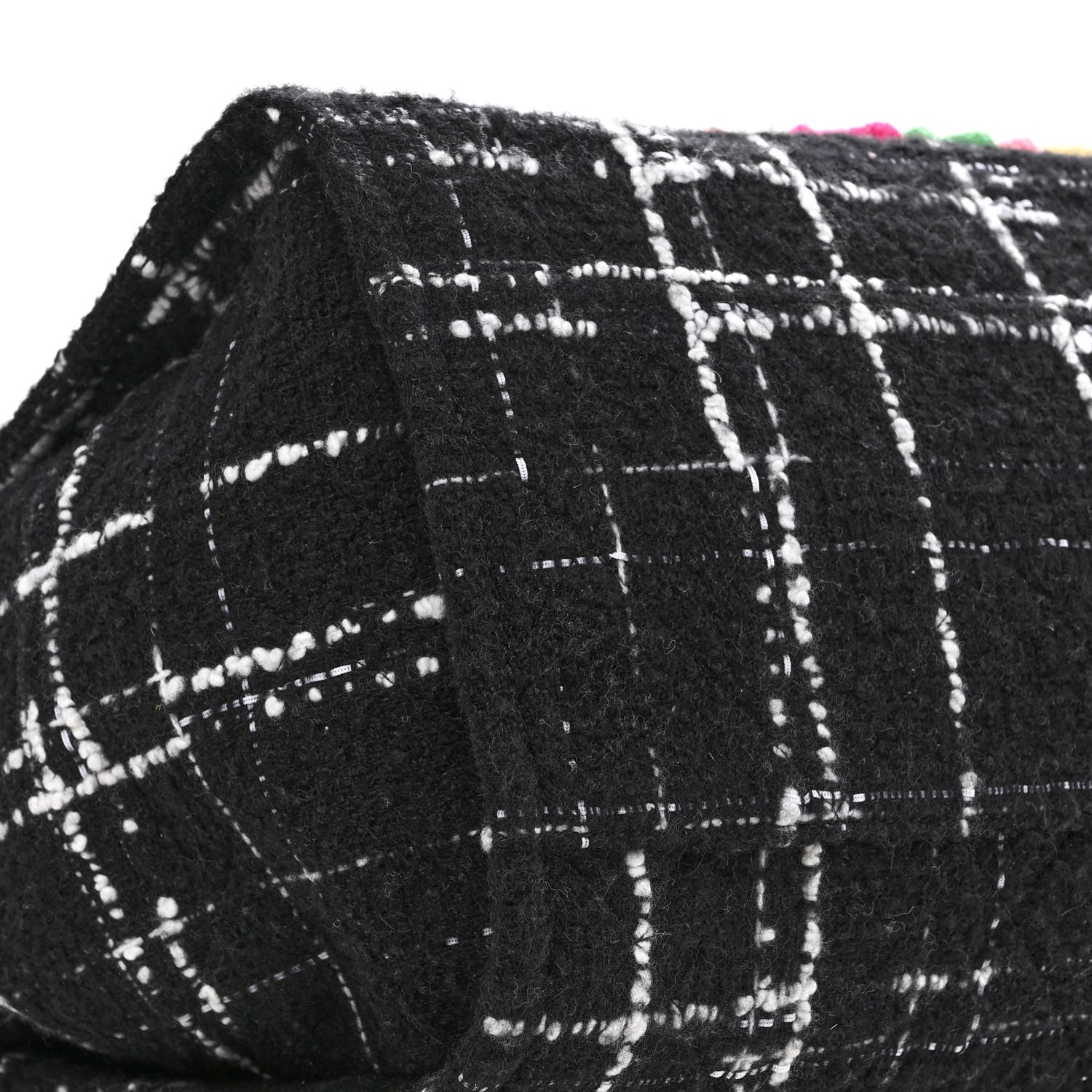 Chanel Tweed Medium Deauville Tote Black White Multicolor 9 of 10