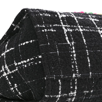 Chanel Tweed Medium Deauville Tote Black White Multicolor 9 of 10
