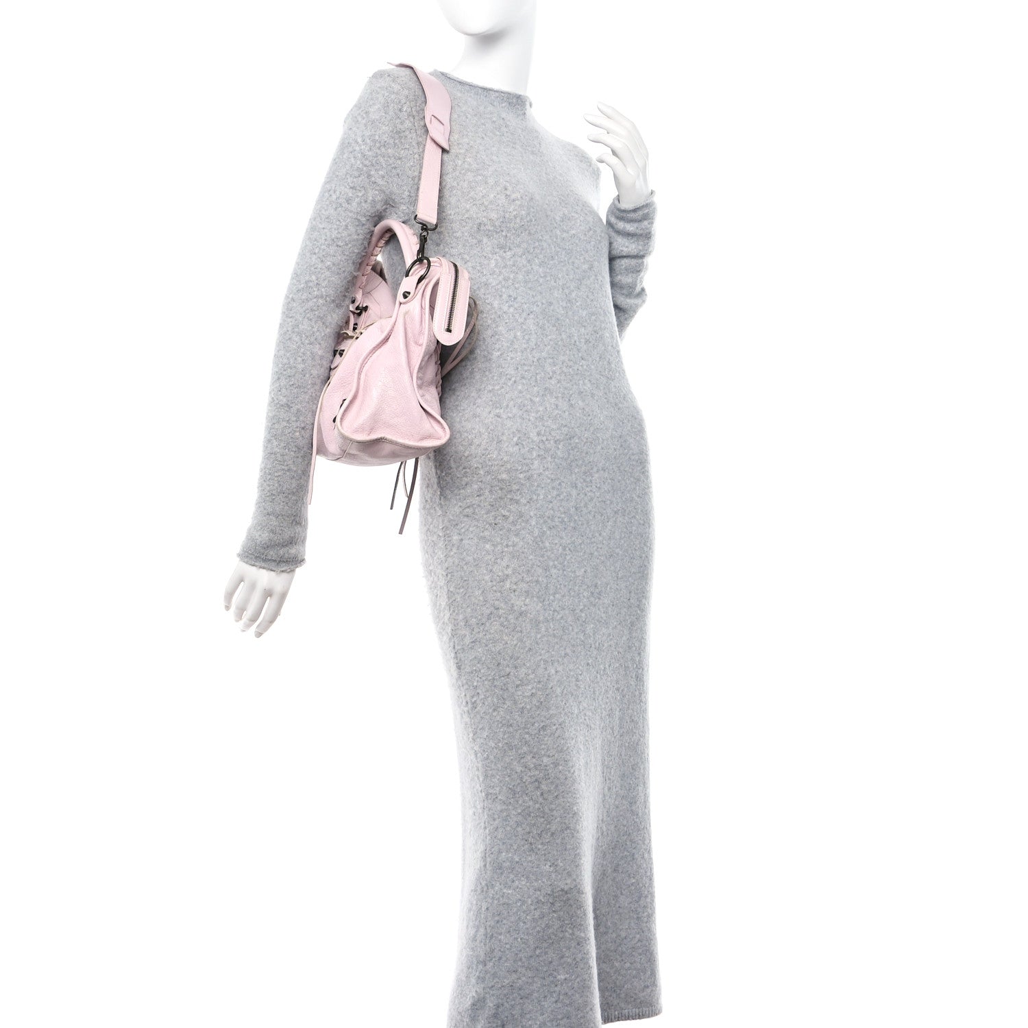 Balenciaga Agneau Classic Hardware City Rose Poudre Rose Petunia 2 of 17