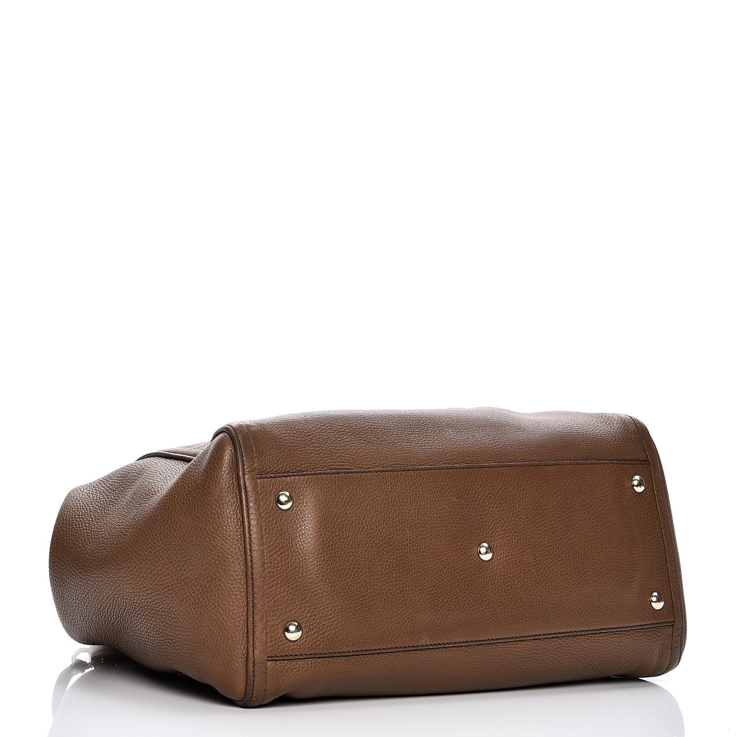 Gucci Pebbled Calfskin Medium Soho Shoulder Bag Brown 4 of 16