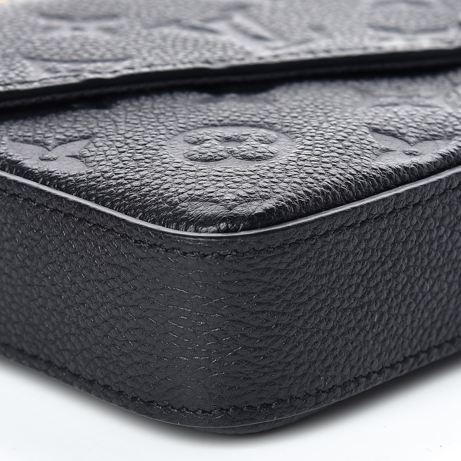 Louis Vuitton Empreinte Pochette Felicie Chain Wallet Black 5 of 11