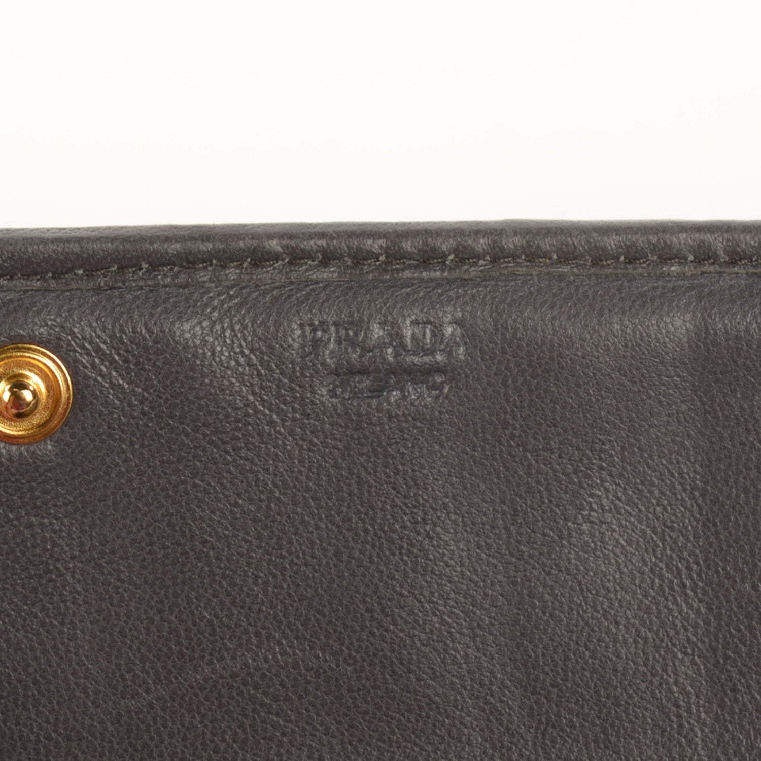 Prada Nappa Gaufre Continental Wallet Marmo 6 of 8