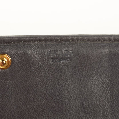 Prada Nappa Gaufre Continental Wallet Marmo 6 of 8