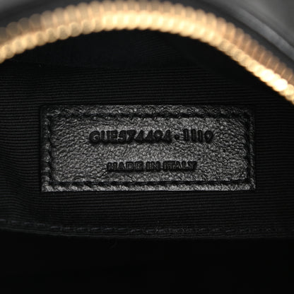Saint Laurent Calfskin Matelasse Monogram Lou Camera Bag Black 7 of 10