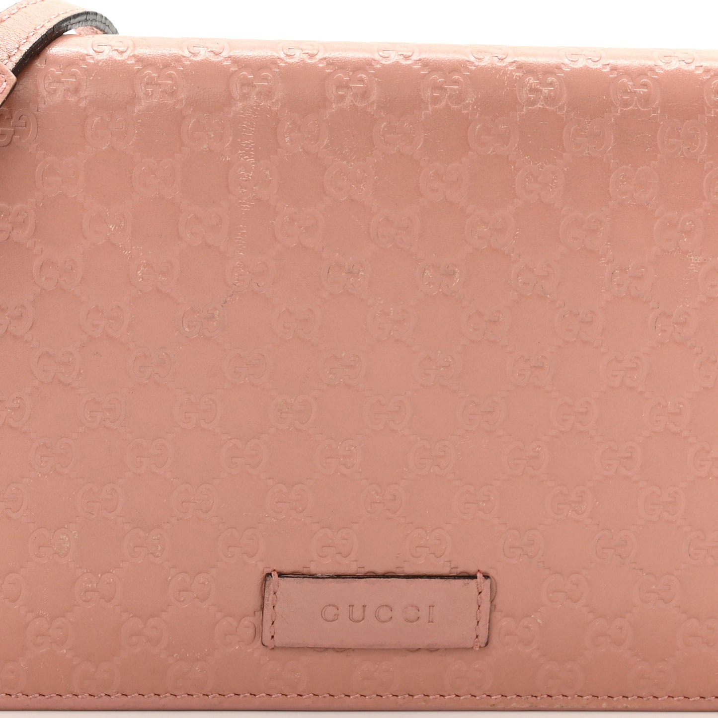 Microguccissima Crossbody Wallet Soft Pink