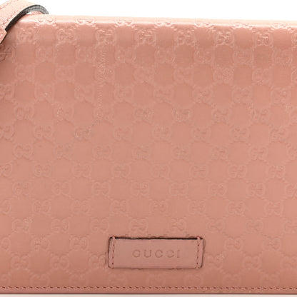 Gucci Microguccissima Crossbody Wallet Soft Pink 7 of 9