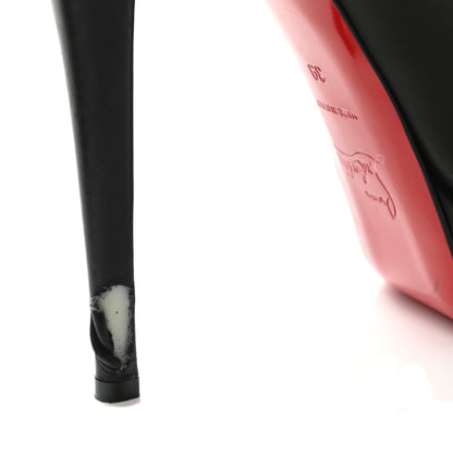 Christian Louboutin Calfskin Bianca Botta 140 Knee Boots 39 Black 7 of 7