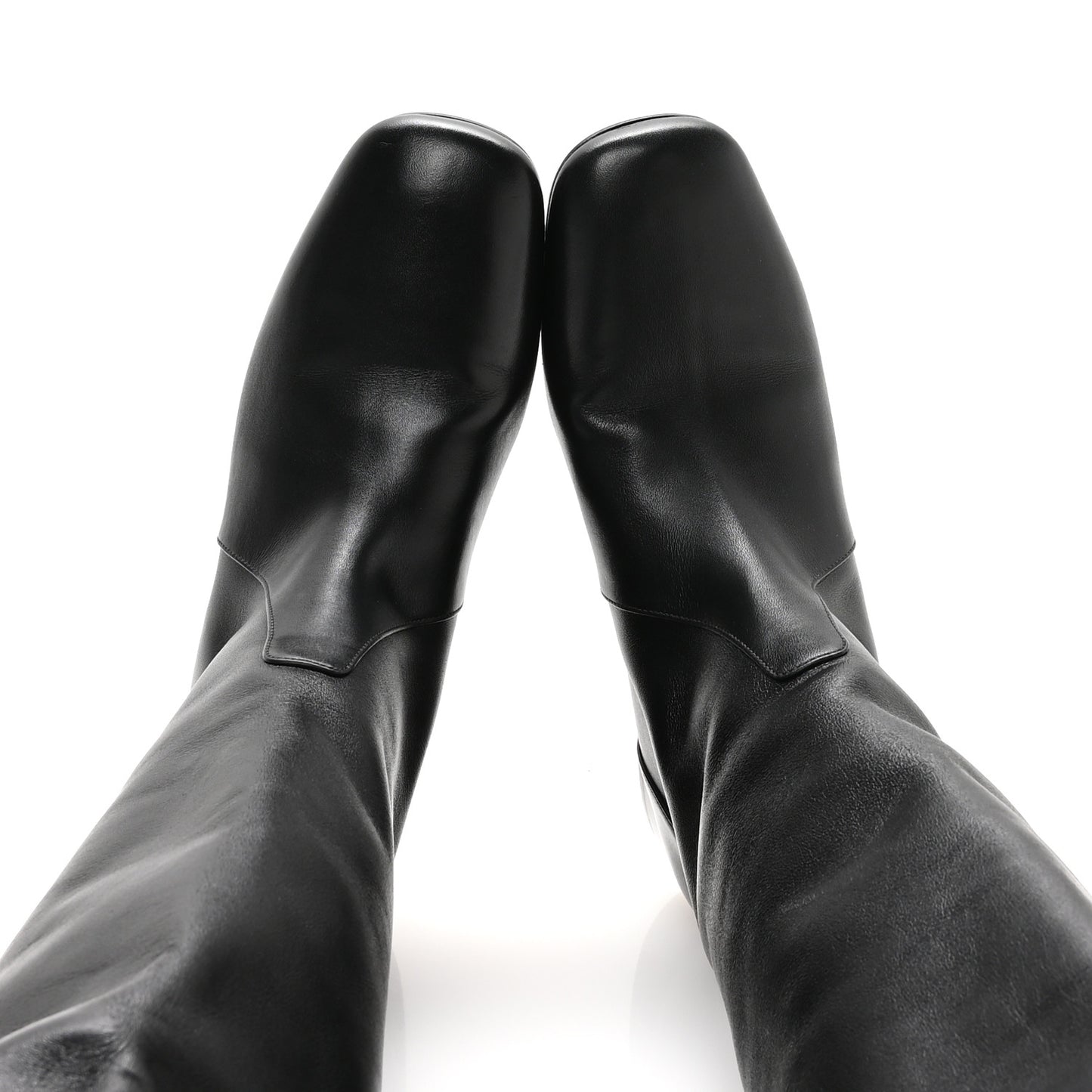 Calfskin D-Town Boots 37.5 Black