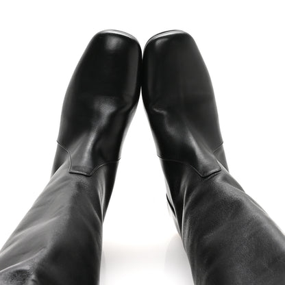 Christian Dior Calfskin D-Town Boots 37.5 Black 2 of 8