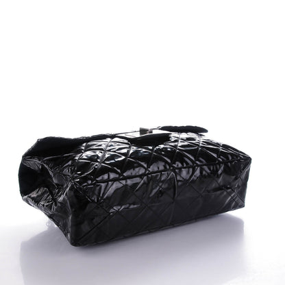 Chanel Vinyl Quilted XXL Reissue Flap Black 4 of 9